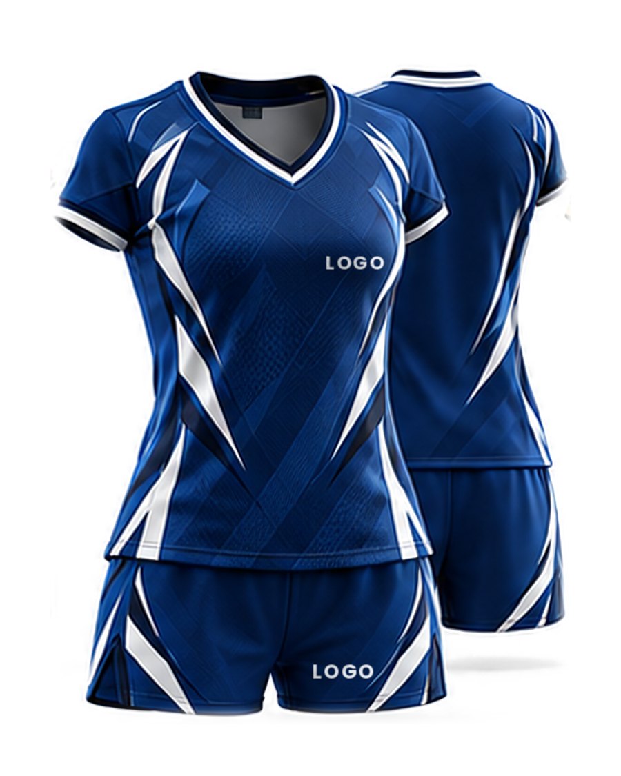 Voleybol forması, saks mavisi